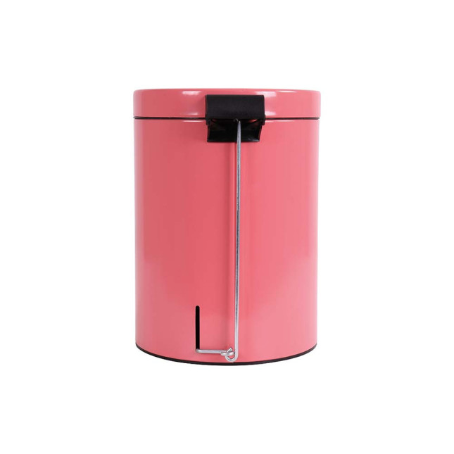 Poubelle de salle de bain à pédale 5L Rose Litchi Poubelle de salle de bain à pédale 5L Rose Litchi