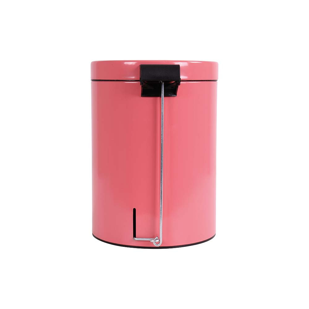 Poubelle de salle de bain à pédale 5L Rose Litchi Poubelle de salle de bain à pédale 5L Rose Litchi