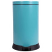 Poubelle cuisine à pédale 20L Bleu Turquoise