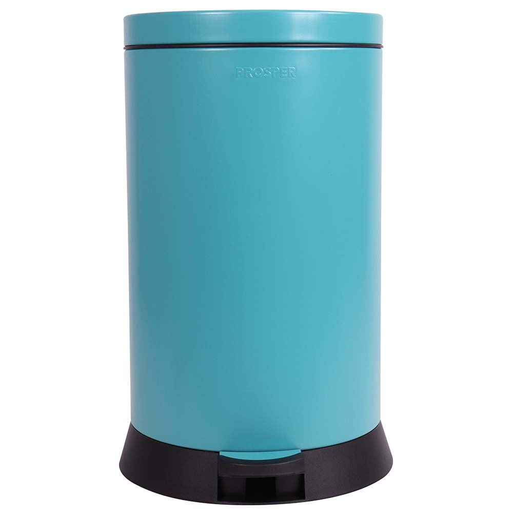 Poubelle cuisine à pédale 20L Bleu Turquoise