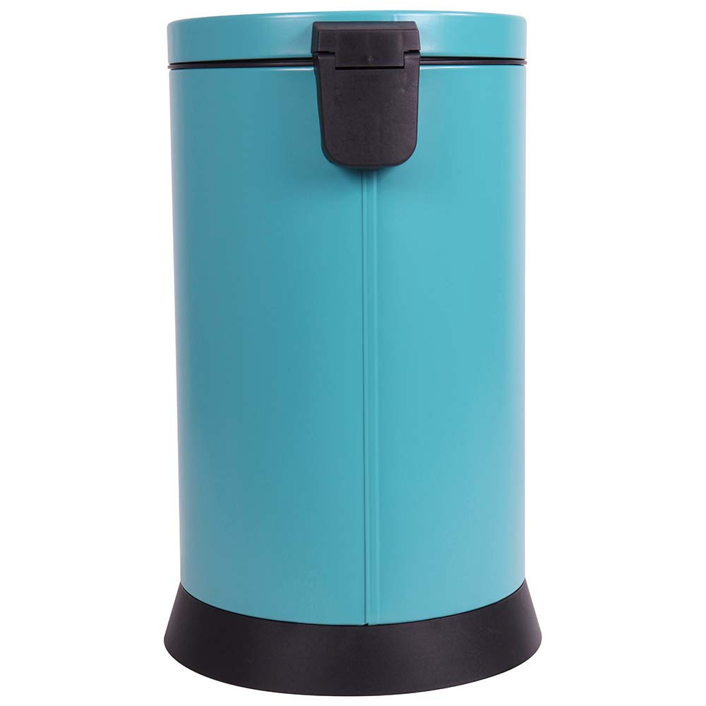 Poubelle cuisine à pédale 20L Bleu Turquoise