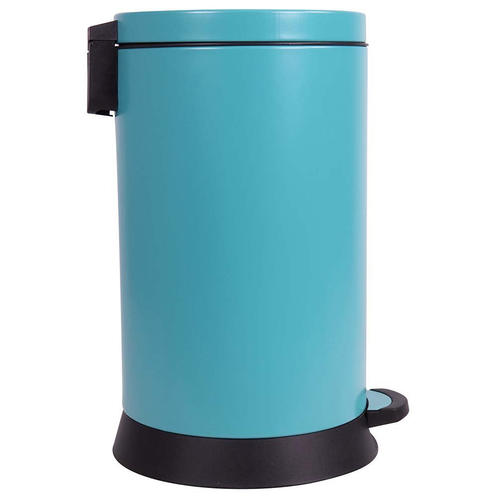 Poubelle cuisine à pédale 20L Bleu Turquoise