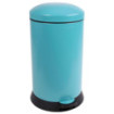 Poubelle cuisine à pédale 20L Bleu Turquoise Poubelle cuisine à pédale 20L Bleu Turquoise
