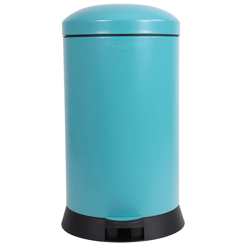 Poubelle cuisine à pédale 20L Bleu Turquoise Poubelle cuisine à pédale 20L Bleu Turquoise