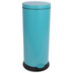 Poubelle cuisine à pédale 30L Bleu Turquoise Poubelle cuisine à pédale 30L Bleu Turquoise