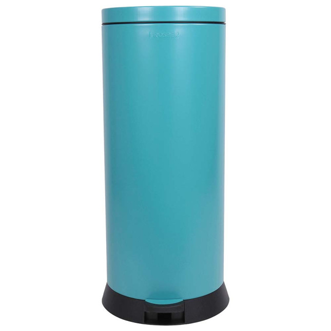 Poubelle cuisine à pédale 30L Bleu Turquoise Poubelle cuisine à pédale 30L Bleu Turquoise