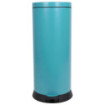 Poubelle cuisine à pédale 30L Bleu Turquoise Poubelle cuisine à pédale 30L Bleu Turquoise