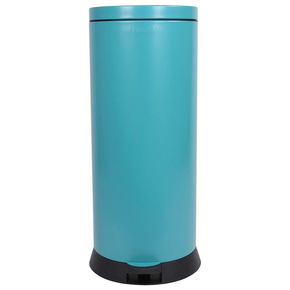 Poubelle cuisine à pédale 30L Bleu Turquoise Poubelle cuisine à pédale 30L Bleu Turquoise