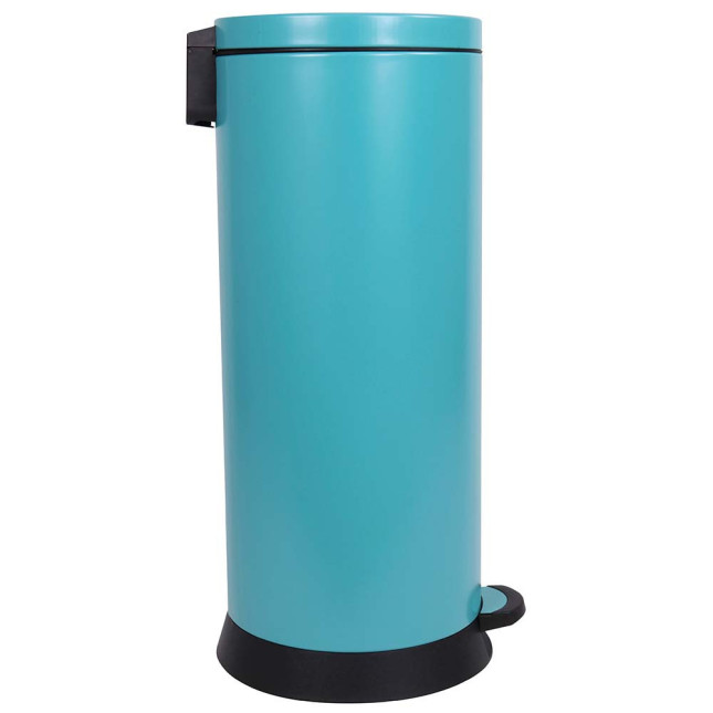 Poubelle cuisine à pédale 30L Bleu Turquoise Poubelle cuisine à pédale 30L Bleu Turquoise