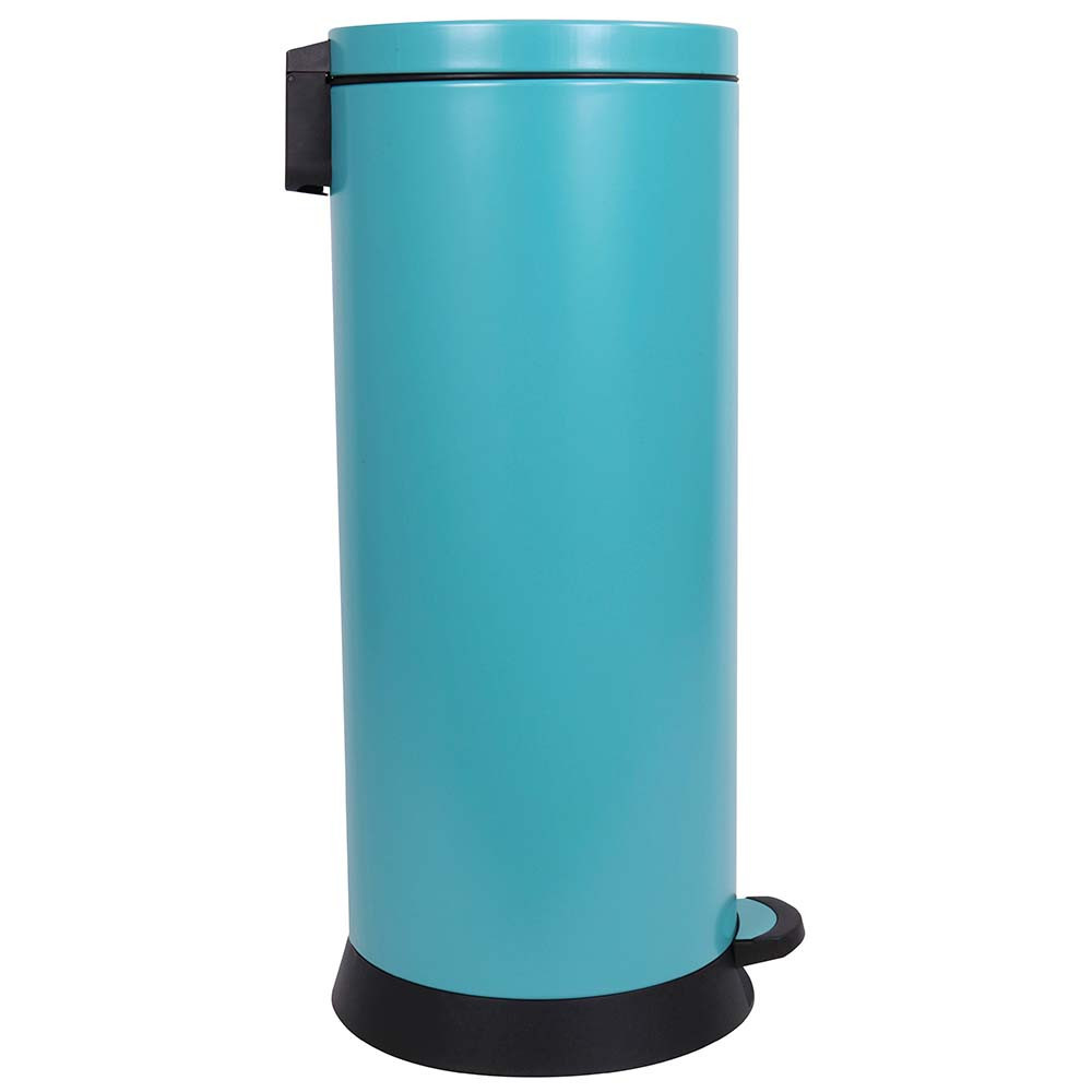 Poubelle cuisine à pédale 30L Bleu Turquoise Poubelle cuisine à pédale 30L Bleu Turquoise