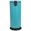 Poubelle cuisine à pédale 30L Bleu Turquoise Poubelle cuisine à pédale 30L Bleu Turquoise