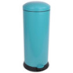 Poubelle cuisine à pédale 30L Bleu Turquoise
