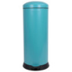 Poubelle cuisine à pédale 30L Bleu Turquoise