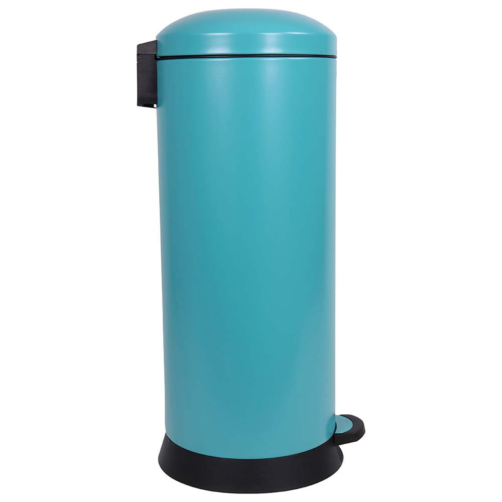 Poubelle cuisine à pédale 30L Bleu Turquoise