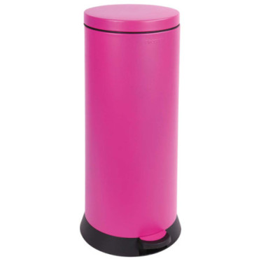 Poubelle cuisine à pédale 30L Rose Pitaya