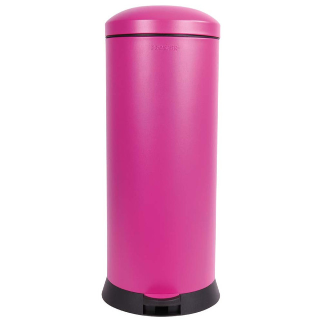 Poubelle cuisine à pédale 30L Rose Pitaya Poubelle cuisine à pédale 30L Rose Pitaya