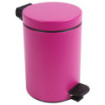 Poubelle salle de bain à pédale 3L Rose Pitaya