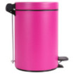 Poubelle salle de bain à pédale 3L Rose Pitaya