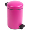 Poubelle salle de bain à pédale 3L Rose Pitaya