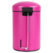 Poubelle salle de bain à pédale 3L Rose Pitaya