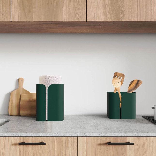 Porte-ustensiles cuisine Vert Sapin