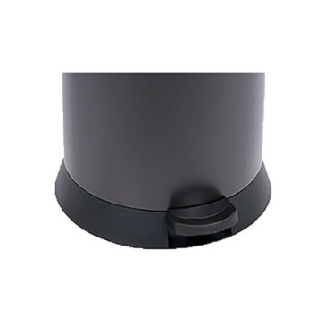 Socle et pédale plastique noir poubelle 20L/30L