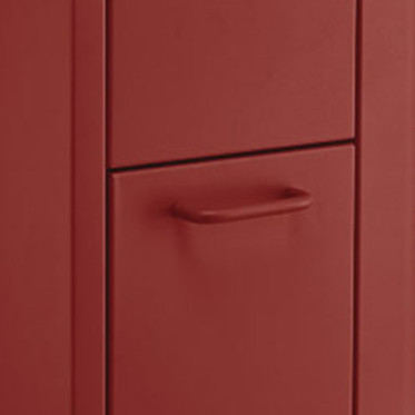 Poignée en u Rouge Cerise