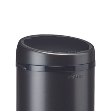 Couvercle automatique pour poubelle 45L Noir Basalte
