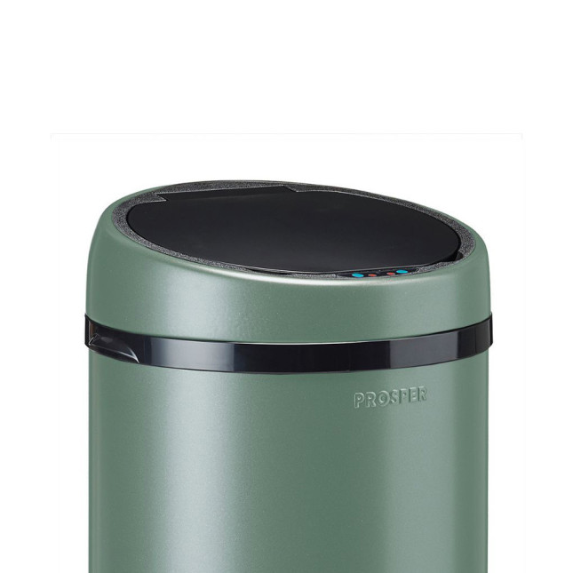 Couvercle automatique pour poubelle 45L Vert Natura