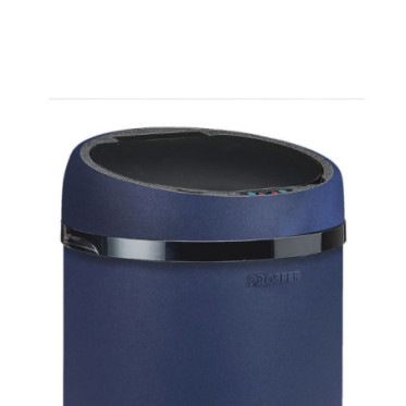 Couvercle automatique pour poubelle 45L Bleu Minéral