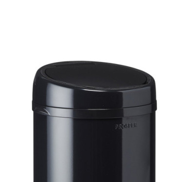 Couvercle manuel pour poubelle 45L Noir Graphite