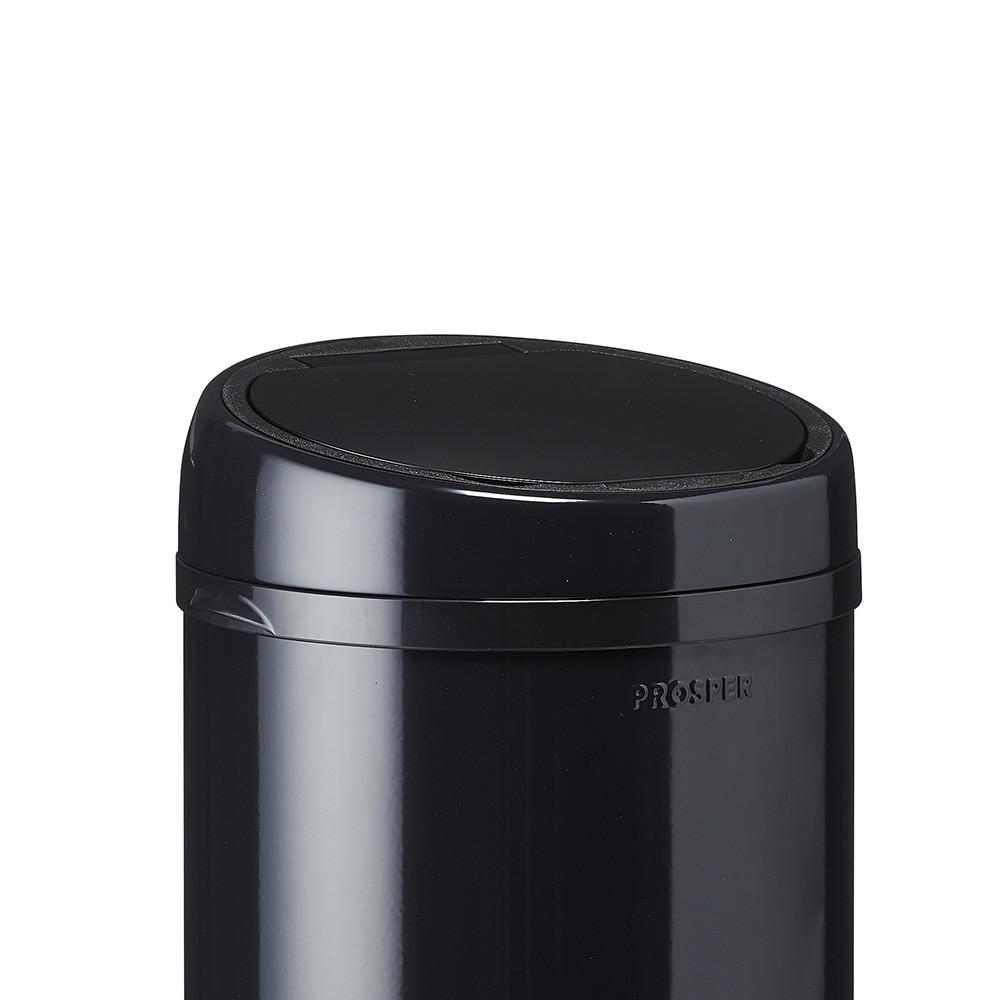 Couvercle manuel pour poubelle 45L Noir Graphite