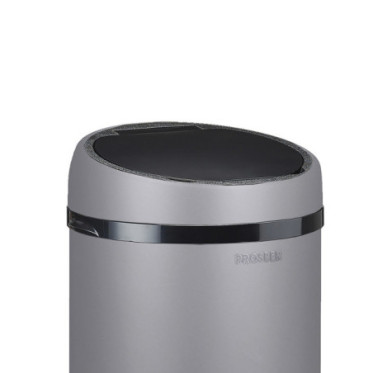 Couvercle manuel pour poubelle 45L Gris Galet