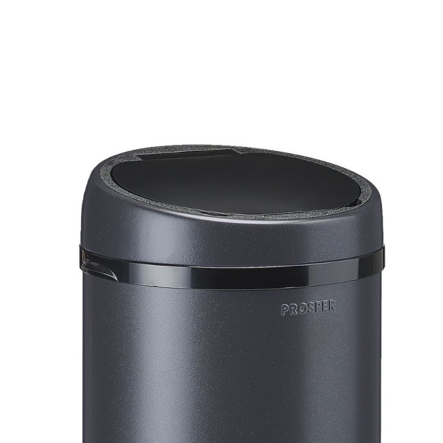 Couvercle manuel pour poubelle 45L Gris Anthracite
