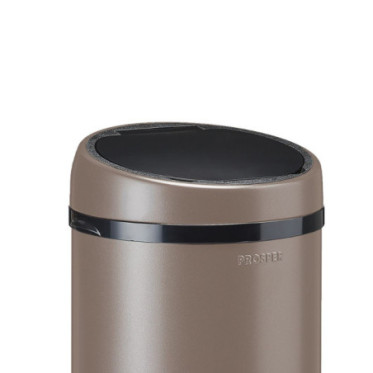 Couvercle manuel pour poubelle 45L Taupe