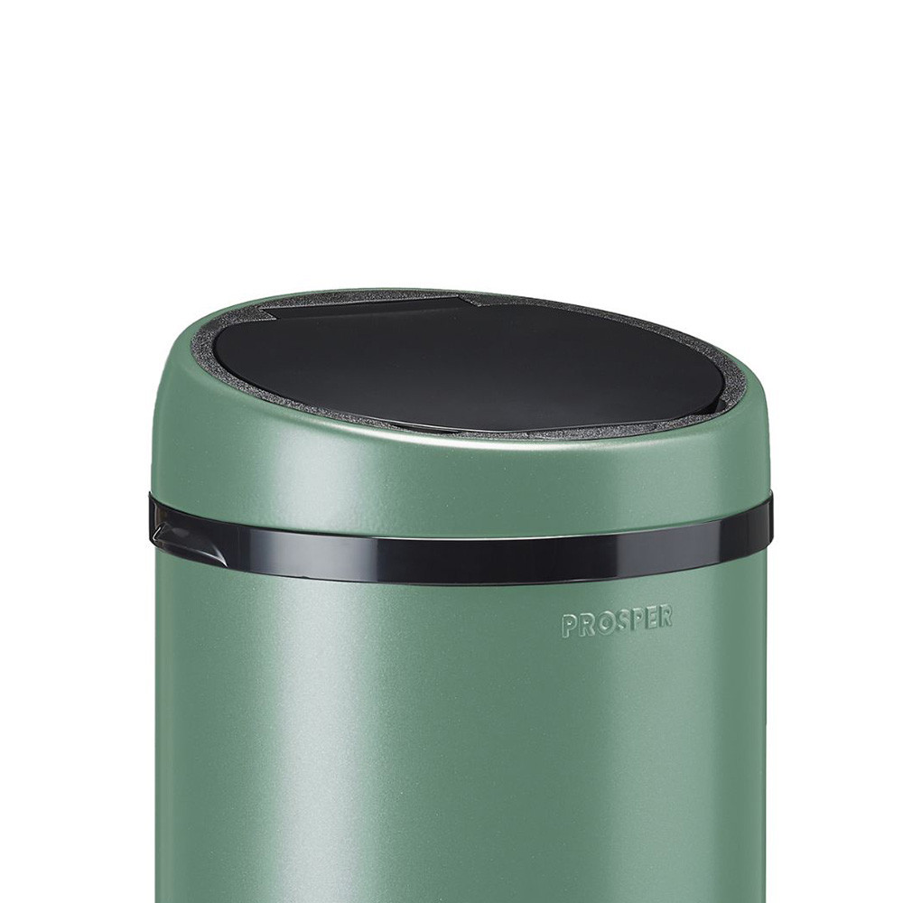 Couvercle manuel pour poubelle 45L Vert Natura