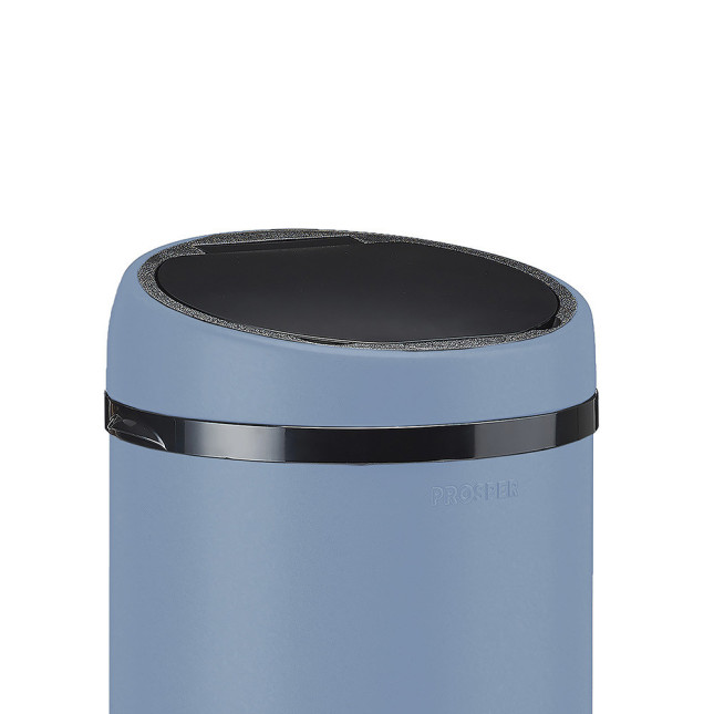 Couvercle manuel pour poubelle 45L Bleu Céleste