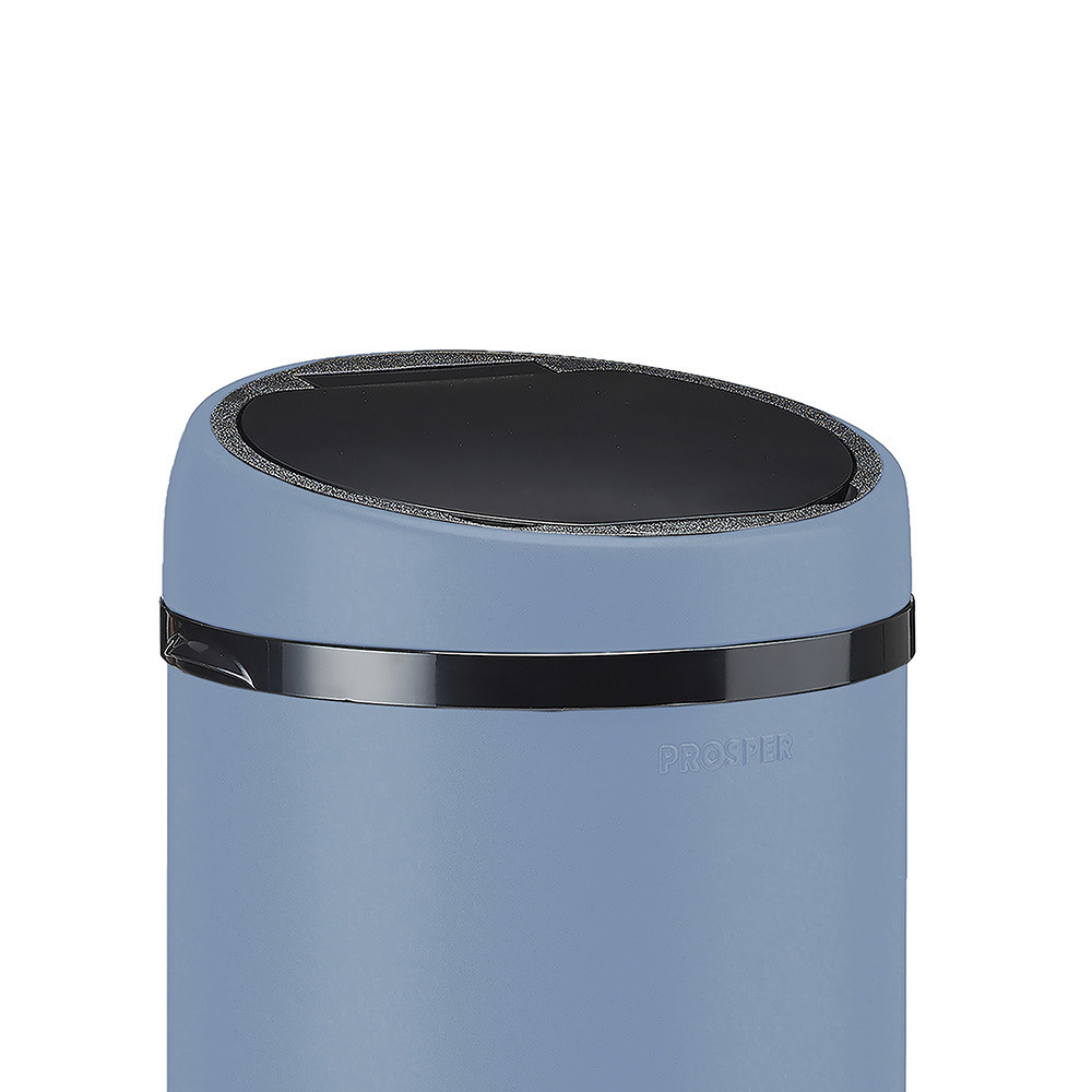 Couvercle manuel pour poubelle 45L Bleu Céleste