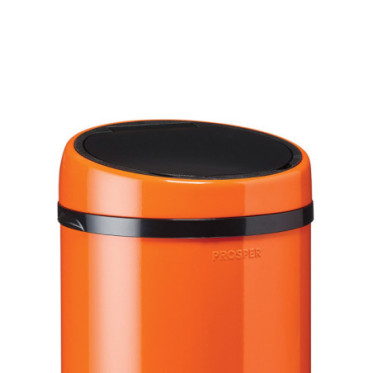 Couvercle manuel pour poubelle 45L Orange Clémentine