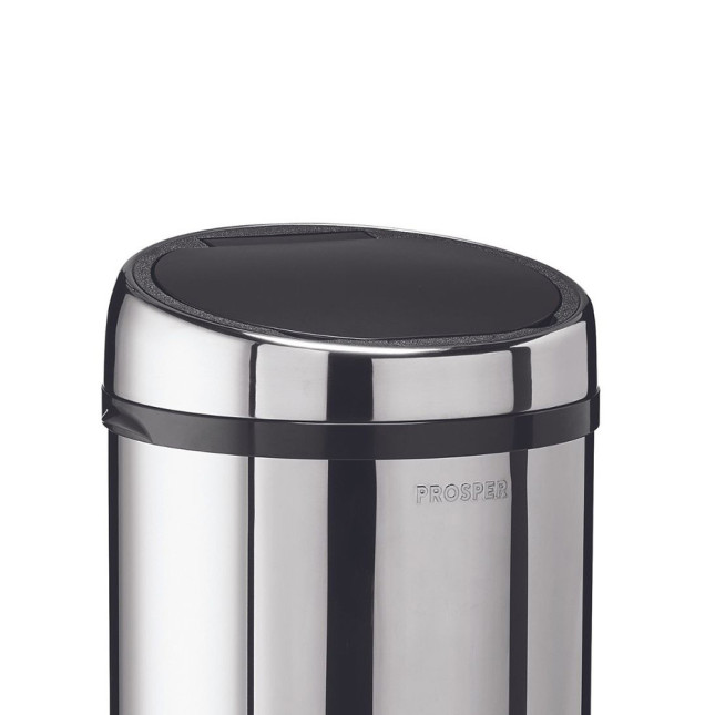Couvercle manuel pour poubelle 45L Inox