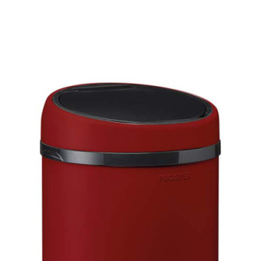 Couvercle manuel pour poubelle 45L Rouge Cerise