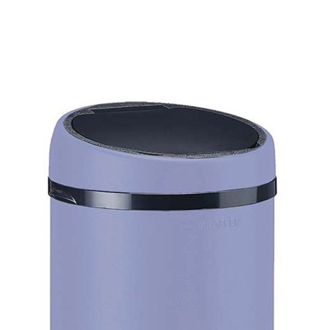 Couvercle manuel pour poubelle 45L Bleu Lavande