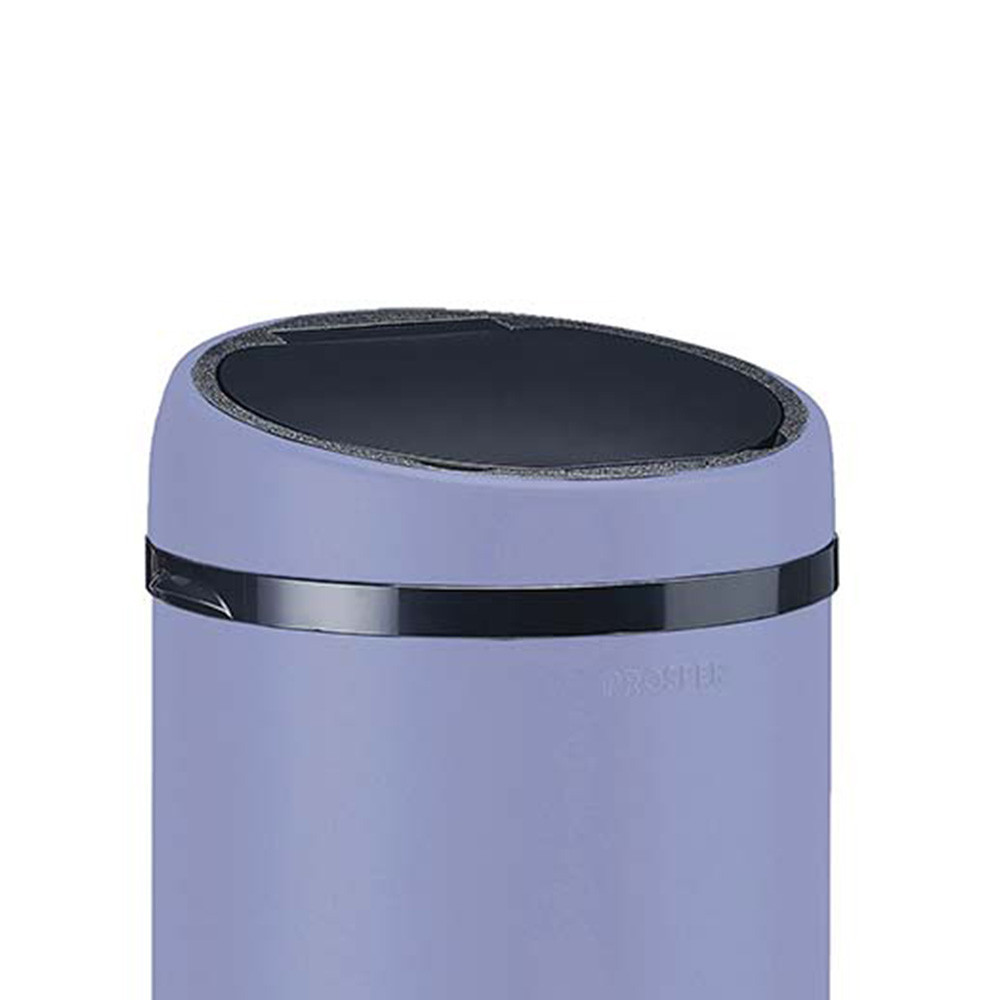 Couvercle manuel pour poubelle 45L Bleu Lavande