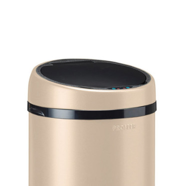 Couvercle automatique pour poubelle 45L Beige Astral