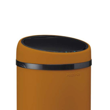 Couvercle automatique pour poubelle 45L Caramel