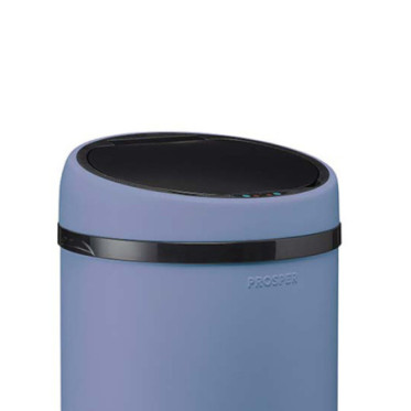 Couvercle automatique pour poubelle 45L Bleu Lavande