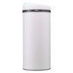 Poubelle cuisine à ouverture manuelle 45L Blanc Coton