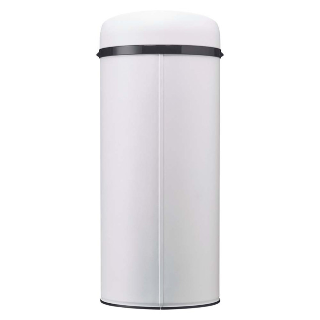 Poubelle cuisine à ouverture manuelle 45L Blanc Coton Poubelle cuisine à ouverture manuelle 45L Blanc Coton