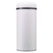 Poubelle cuisine à ouverture manuelle 45L Blanc Coton