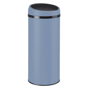 Poubelle cuisine à ouverture manuelle 45L Bleu Céleste